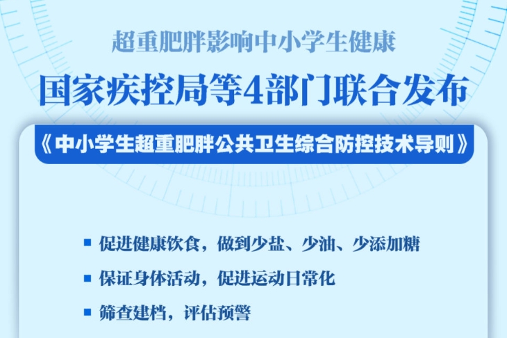 预防中小学生超重肥胖最新政策来了！